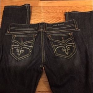 Rock revival easy boot size 34 black